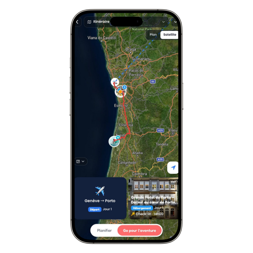 L'application Easy Family Trip, disponible en six langues