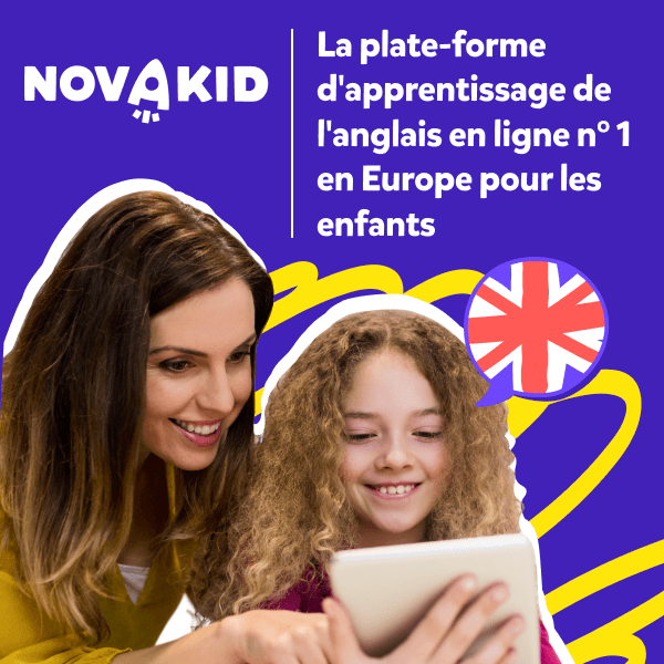 Apprendre l'anglais dès le plus jeune âge : notre coup de cœur pour Novakid